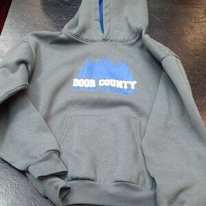 Kids Door County Hooded Sweatshirt Size Large